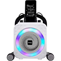 Los mejores  - RockJam La máquina de karaoke RockJam Party con Bluetooth- altavoz de 10 vatios y dos micrófonos- Negro (RJPS150-BK)